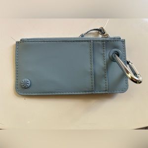 Athleta coffee run wallet - dusty blue